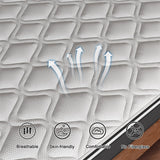 12"14" Gel Memory Foam Hybrid Pocket Spring Mattress Twin Full King Queen