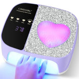 LIMEGIRL UV LED Nail Lamp Kit for Gel Polish Professional Fast Curing Dryer Light Set with