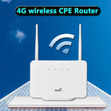 WiFi Router 300Mbps 4G Router Wireless Modem External Antenna with Sim Card Slot EU Plug