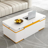 U-Can Lift-Top Coffee Table with 4 Storage Table for Living Room
