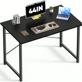 Sweetcrispy 44 In Computer Desk For Home Office, Modern Study Work Table