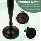 5 Arms Black 28.54 inch Tall Candlestick Holders for Party