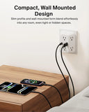 6-Outlet Surge Protector Power Strip with USB-C PD Fast Charge & USB-A