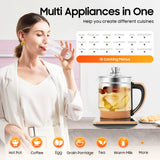 800W 110V Household Multifunctional Electric Glass Kettle 1.8l Electric Kettles