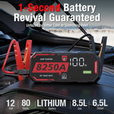 AdoreTrip 8250A Heavy-Duty Jump Starter,12V Car Battery Booster Device, Portable Power Bank For Off-Road 4x4,Pickups