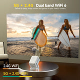 Magcubic HY310X Portable Projector 4K 420ANSI WiFi 6 Auto Focus Home