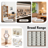 24 Slot Watch Box Organizer with Removable Pillows for Men Women, Home