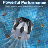 Cordless Automatic Robotic Pool Cleaner for In Ground Flat Pools