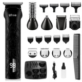 Ufree Beard Trimmer for Men, Electric Razor Shaver, Cordless Hair Clipper Shaving Kit for Mustache Body Nose Ear Hair
