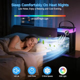 4 in 1 Evaporative Air Cooler with 1200ML Tank, Queit Cooling Fan w/ Remote