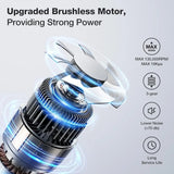 Handheld Vacuum Cordless, Car Vacuum Cleaner 18000Pa Powerful Suction