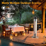1500W Outdoor Heaters for Patio w/ Remote, 37IN Portable Tower Space Heater