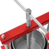 6L / 1.6 Gal Stainless Steel Barrels Press Machine, Manual Press Juicer for Pressing Juice
