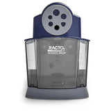 Electric Pencil Sharpener for Classroom, Auto-Stop, 6 Sizes, Blue