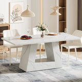 Dining Table for 4 to 6 People,Rectangular Dining Room Table,Dinner Table