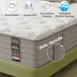 12 Inch Hybrid Twin XL Size Mattresses in a Box with Gel Memory Foam