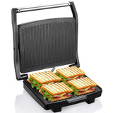 Yabano Panini Press Grill, Gourmet Sandwich Maker, Electric Indoor Grill