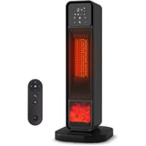 Space Heater for Indoor Use, Large Room Heater with 3D Flame Effect