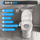Electric Bidet Toilet Seat Smart Automatic Deodorization Elongated
