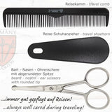 3 Swords Germany brand quality 10 Pcs manicure pedicure grooming kit set for nail care tweezers file clipper,