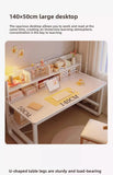 New Model Desk Bookshelf Integrated Student Writing Desk Simple Office Desk