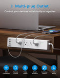 Meross Smart WiFi Surge Protector Power Strip MSS425F Remote Control