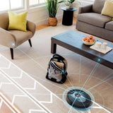 AI Robot Vacuum Cleaner Ideal for Pet Hair, Alexa Compatible, Black/Silver (Re