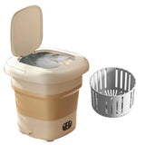 Portable Mini Washing Machine for Baby Clothes Underwear or Small Items Foldable with 3 Modes