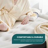 JHK 22IN Queen Size Air Mattress for Bed Home or Camping, Weight 660 lbs