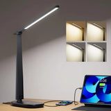 LED Desk Lamp for Home Office, Eye-Caring Dimmable Reading Light