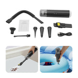 Powerful Handheld Vacuum Cleaner, Cordless Car Vacuum with 6 Nozzles