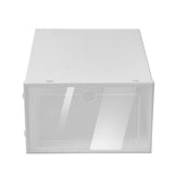 20PCS/24PCS Foldable Flip Shoe Boxes Set Shoe Rack Stackable Storage Container Plastic Clear Shoe Case