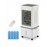 Evaporative Air Cooler for Home Office 10L Tank, Plastic Body, White