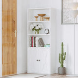 IRONCK Industrial Bookshelves and Bookcases with Doors 11.8 in Depth Floor Standing 5 Shelf