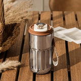 450ML Stainless Steel Thermo Water Bottle LED Temperature Display Coffee Cup