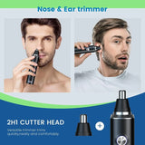 Ear and Nose Hair Trimmer for Men 2025 Professional Painless USB Rechargeable Eyebrow Facial