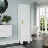 67''Farmhouse Metal Storage Cabinet with Barn Doors,Steel File Cabinet for Home Office