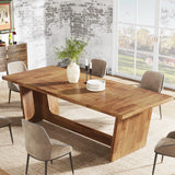 Tribesigns 70.87-Inch Large Dining Table: Wood Long Dining Room Table