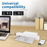 Portable Printer Wireless Inkless Thermal Printer A4 Bluetooth