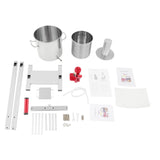 12L Hydraulic Fruit Wine Press, Manual Juice Extractor for Making Juice Wine Cheese