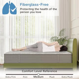 12 Inch Hybrid Twin XL Size Mattresses in a Box with Gel Memory Foam