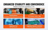 6-12mm Width Vertical Continuous Band Sealer 600W Power Carbon Steel