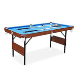 Crux 55Inch Folding Billiard Pool Table Budget, Foldable, Indoor, Table Top