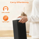 1500W Electric Heater Portable Tabletop Space Heater Household 3D Flame