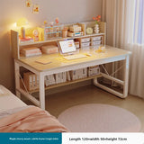 New Model Desk Bookshelf Integrated Student Writing Desk Simple Office Desk