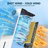 2.6 Gal 3-In-1  Portable Evaporative Air Conditioner with HEPA Filter, Remote