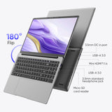 15.6 "Thin & Portable Laptop Computer Intel Celeron N4000 8GB RAM 256GB SSD FHD 1920x1080 16:9 Display For Work