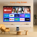 4k Android Home Cinema Outdoor  Smart Voice Remote Control Projector