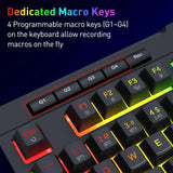 Redragon K525 PRO RGB 3-Mode Wireless Membrane Multimedia Keys,