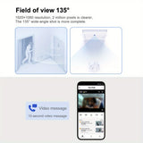Tuya 3MP WiFi wireless Smart video doorbell Outdoor doorbell camera